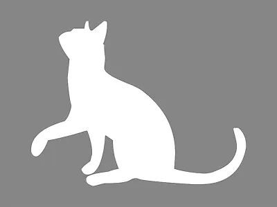 Cat Kitten Silhouette Animal Print Vinyl Decal Outdoor Car Sticker • $1.99