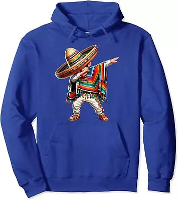 Mexican Boy Dabbing Poncho Cinco De Mayo Unisex Hooded Sweatshirt • $36.99
