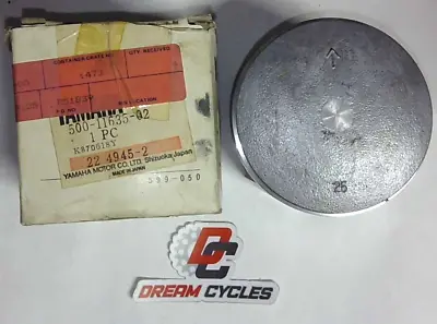 NOS GENUINE Yamaha 1975-76 DT400 .25 Over Piston 500-11635-02 DT FAST SHIPPING • $179.89