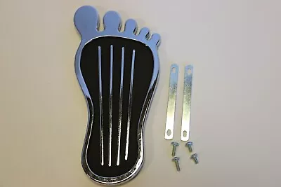 Barefoot Chrome Gas Pedal Cover Chrome Hot Rod Vintage Rat Classic Chevy Ford • $18.95