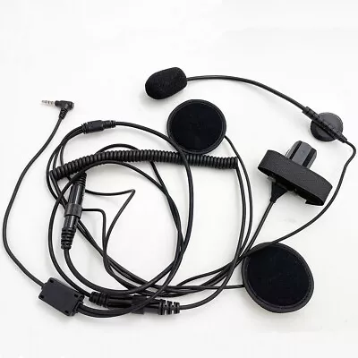 Motorcycle Racing Helmet Headset Earpiece Earphone Mic Yaesu FT-10R FT-40R FT-50 • $20.98