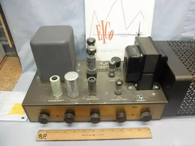 1957 EICO HF-52 50 Watt Integrated High Fidelity Tube Amplifier Serviced- NR • $375