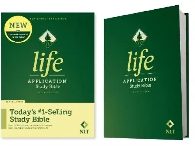 NLT Life Application Study Bible Third Edition (Red Letter Hardcover) • $65