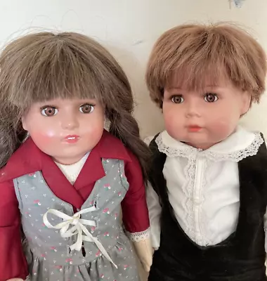 Dressel & Hofner Mary Moline German Dieter & Ursula Vintage Dolls • $120