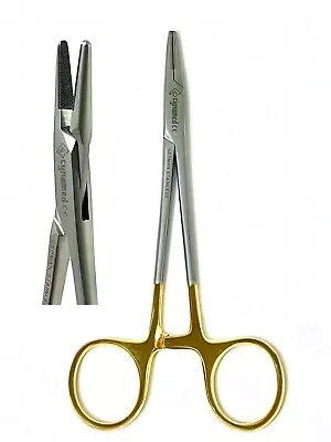 3 T/c Premium German Mayo Hegar Needle Holder 5  With Tungsten Carbide Inserts • $27.59