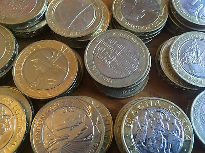 £13.65 • Buy Cheapest £2 Coins Two Pound Rare Commonwealth Olympic Territories Error Coins