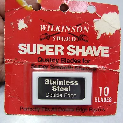 Vintage WILKINSON SWORD 10 DOUBLE EDGE RAZOR BLADE DISPENSER - London England • $10