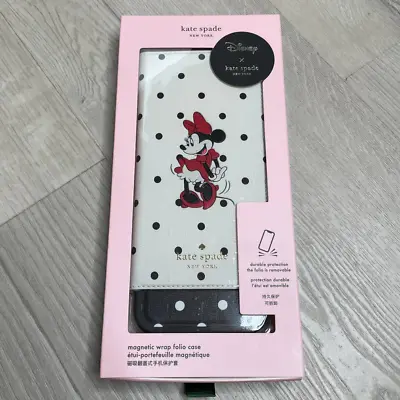 Kate Spade Dots Case With Minnie Mouse Magnetic Folio Iphone 13 Pro MAX Case • $88.20