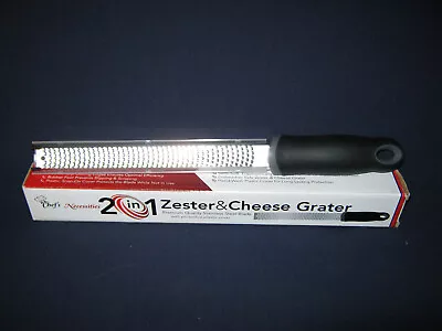 New Chef's Necessities 2 In 1 Zester & Cheese Grater-bin 3 • $4.99