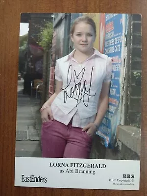 LORNA FITZGERALD *Abi Branning* EASTENDERS HAND SIGNED AUTOGRAPH CAST PHOTO CARD • £9.99