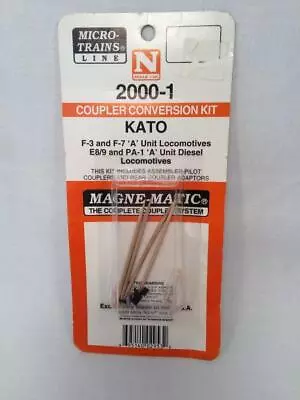 N Scale Micro Trains 2000-1 Kato F3 And F7 E8/9 Pa-1 Coupler Conversion Kit D4 • $14.99