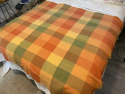 52  X 62  Avoca Handweavers Mohair Wool Blanket Made In Ireland Vintage • $49.95