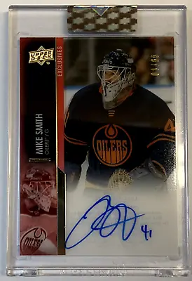 2021-22 Upper Deck Clear Cut MIKE SMITH Auto /65 Exclusives • $87.24