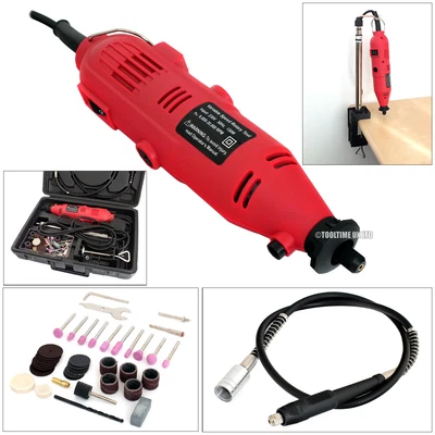 £22.99 • Buy Mini Rotary Drill Combi Multi Tool Kit + 40pc Accessories Flexible Shaft + Stand