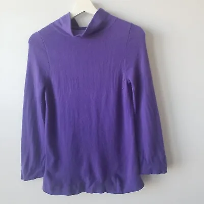 J Crew Buonissima 100% Cashmere Bateau Sweater Size S • $29.99