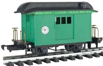 Bachmann 97092 G SCALE Short Line Baggage Car Green NEW IN ORIGINAL BOX • $24.99