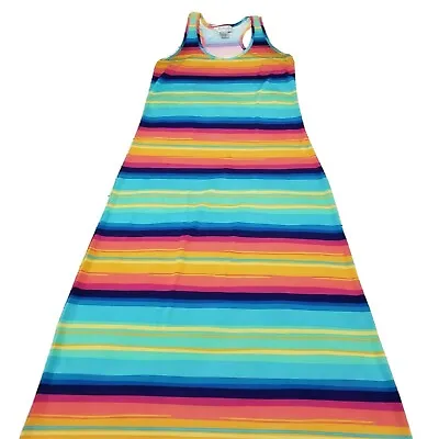J Valdi Cover Up Maxi Dress Size Small Swimwear Colorful Measurements In Descr.. • $25.49
