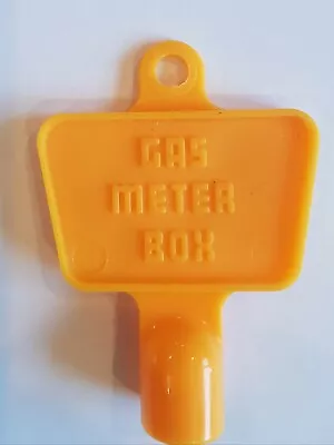 £2.49 • Buy Yellow Service Utility Meter Key Gas Electric Box Cupboard Cabinet Triangle DIY