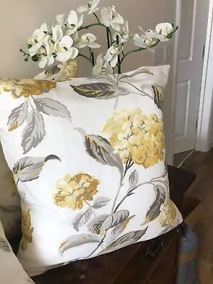 One Handmade Cushion In Laura Ashley Hydrangea Camomile Fabric • £20