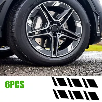 6PCS Reflective Car Wheel Rim Vinyl Decal Stickers Accessories For 16 -21  • $6.04