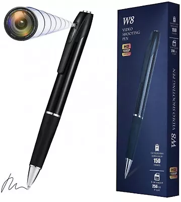 Hidden Spy Camera Pen W8 Video Shooting Pen HD 1080P 256Gb Card Support New • $34