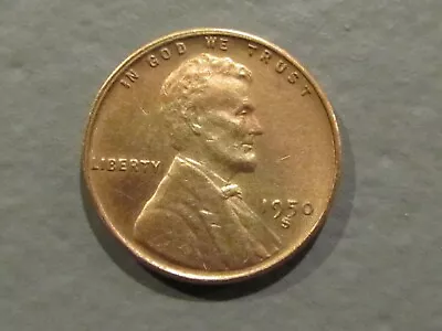 1950 S  Lincoln Wheat Penny/misprint/error/ S  Touching  5 /amazing Coin L@@k • $17.99
