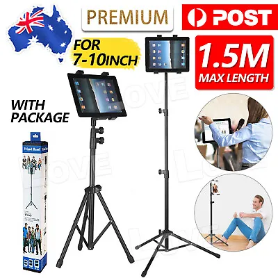 Adjustable Universal Tripod Tablet Stand Holder Music Foldable Bracket For IPad • $25.95