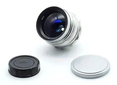 KMZ Mir 1 37 Mm F/2.8  M39 Silver Wide Angle Lens USSR 017923 • $170