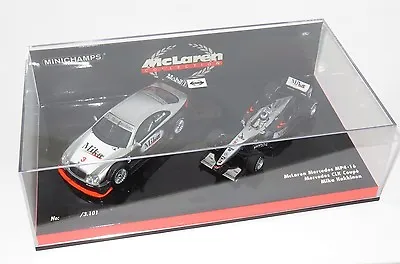 1/43 McLaren Mercedes MP4-16 & Mercedes CLK Coupe Double Set  Mika Hakkinen • $72.76