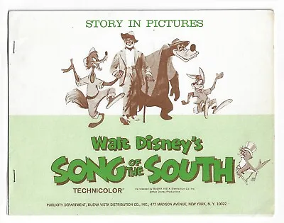 $30 • Buy Disney Song Of The South 1970 Promo Still Photo Book