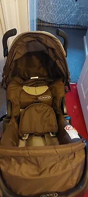 Graco Mosaic Full Travel System Lightweight Stroller Pram Buggy Baby Seat • £60