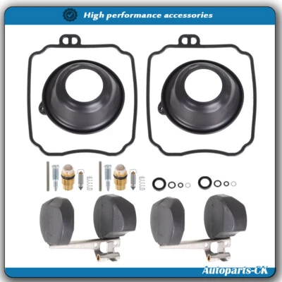$14.49 • Buy For Yamaha XVS650 V-STAR 1998-2015 2 Set Carburetor Repair Kit Rebuild Float