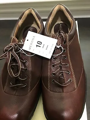 Men's Merona Leather Shoes Size 10 NIB • $15.99