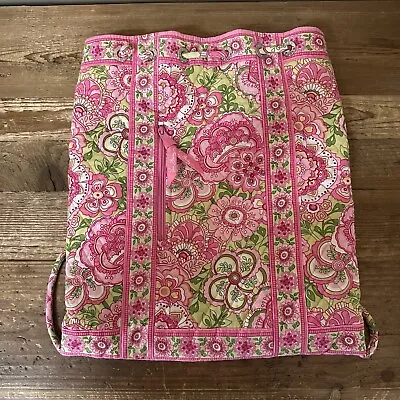 Vera Bradley Petal Pink Drawstring Backpack 13”x15” • $16.50