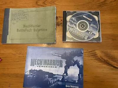 Mechwarrior 4: Vengeance CD-ROM PC Video Game Win/Mac (2000 Microsoft) • $18