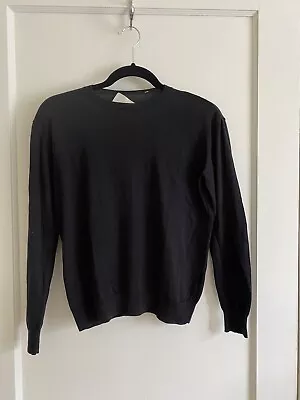 La Garconne Moderne Thin Black Cotton Sweater XS • $95