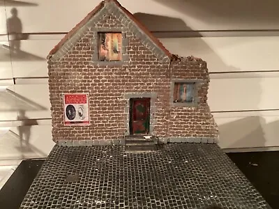 WW 2  Town Building 1/35 Scale Diorama Built Painted • $275