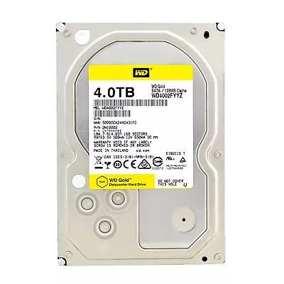 WD Gold 4TB HDD Hard Disk 35   SATA For DVR Camcorders PC Nas DVR WD4002FYYZ • $406.25