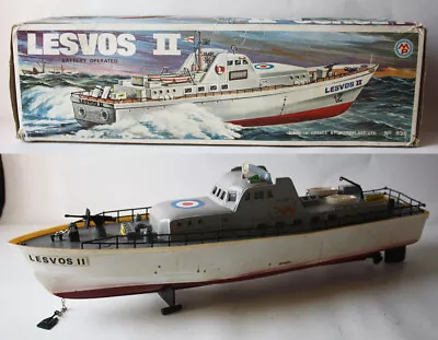 Rare Vintage 70's Mister P Lesvos Ii Greek Jet Boat Ship Mitroplast Greece ! • $149.99