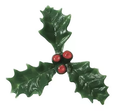 £2.75 • Buy X20 Holly Pic Christmas Cake Toppers 38mm Plastic Culpitt HP9 FREE POSTAGE