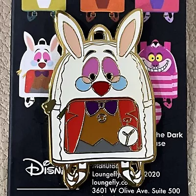 Disney Loungefly White Rabbit Backpack Mystery Pin Alice In Wonderland       L01 • $7.20