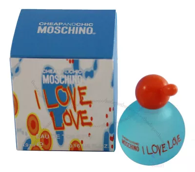 I Love Love By Moschino 0.16oz /4.9ml Edt Splash Mini For Women New In Box • $8.98