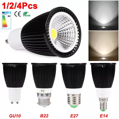 7W COB LED Bulbs Light E27/E14/B22/GU10 Halogen LampSpotlights Cold/Warm White • £5.63