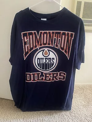 Vintage Edmonton Oilers T-shirt (XL) • $24