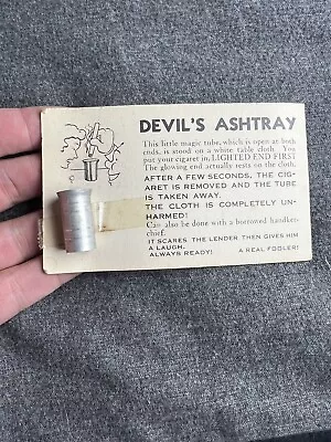 🔥EXTREMELY RARE The DEVIL'S Ashtray Comedy Gag Collectible Magic Prank🔥 • $1