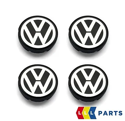 New Genuine Volkswagen 55mm Alloy Wheel Chrome Centre Hubcap 4pcs 6n0601171 • $67.21