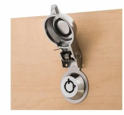 $21.99 • Buy 8 Decorative Weatherproof Metal Lock Covers RV Camper Trailer Compartment Door 
