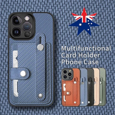 $11.39 • Buy For IPhone 14 Pro Max 13 12 11 X XS XR 8 7 Leather Card Holder Wallet Case Cover