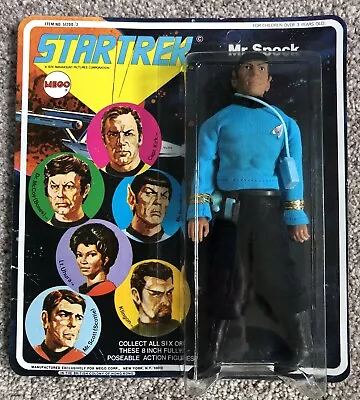 Star Trek Mego 1974 Mr Spock - New & Unpunched • $49.99