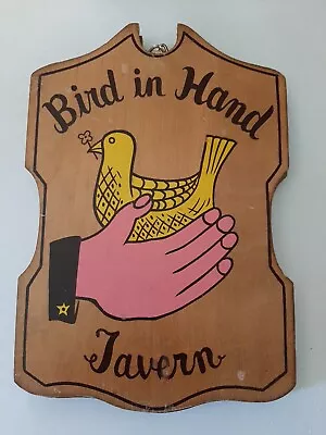 Vintage Wood Tavern Man Cave Sign • $1.99
